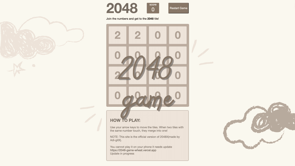 2048 Game
